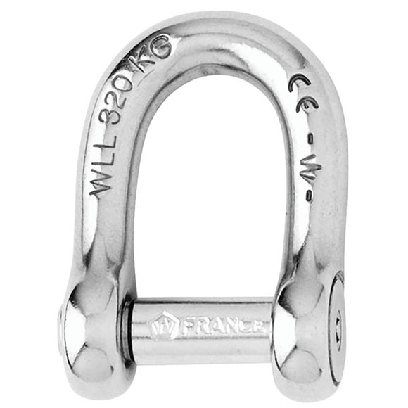 Wichard Self-Locking Allen Head Pin D Shackle - 10mm Diameter - 13/32