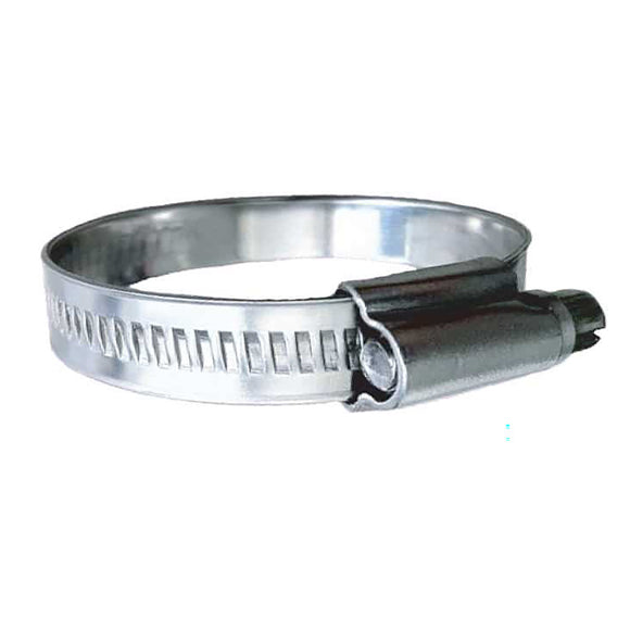 Trident Marine 316 SS Non-Perforated Worm Gear Hose Clamp - 15/32