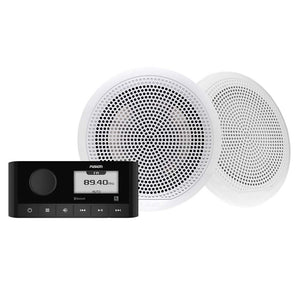Fusion MS-RA60  6.5" EL Classic Speaker Kit - White Speakers [010-02405-51]
