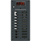 Blue Sea 8506 Panel de interruptores - CA principal + 8 posiciones (europeo) - Blanco [8506]