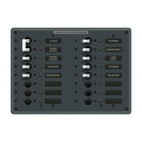 Blue Sea 8564 Panel de interruptores - CA principal + 14 posiciones (europeo) - Blanco [8564]
