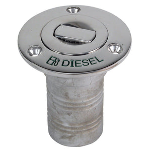 Whitecap Bluewater Push Up Deck Fill - 1-1/2" Hose - Diesel [6994CBLUE]