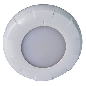 Lumitec Aurora LED Dome Light - Acabado blanco - Atenuación blanca [101077]