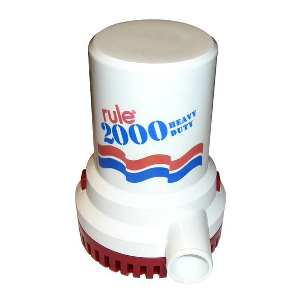 Bomba de sentina no automática Rule 2000 GPH - 24 V [12]