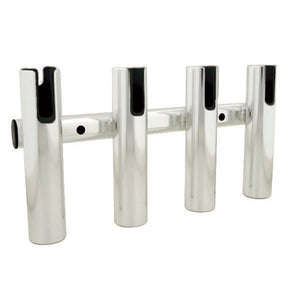 Soporte para 4 barras TACO - Aluminio cepillado [F31-3004BSA-1]