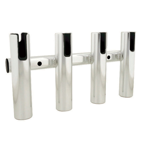 Soporte para 4 barras TACO - Aluminio cepillado [F31-3004BSA-1]