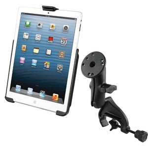 Soporte de abrazadera de yugo de montaje RAM con base Apple iPad mini EZ-ROLL'R [RAM-B-121-AP14U]