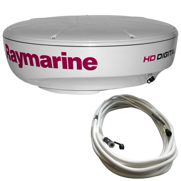 Domo de radar digital Raymarine RD424HD 4kW con cable de 10 m [T70169]