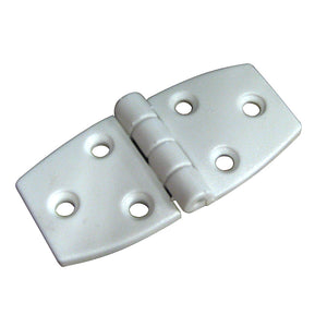 Bisagra para puerta Whitecap - Nylon blanco - 1-1/2" x 3" [S-3031]