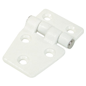 Bisagra de puerta lateral corta Whitecap - Nylon blanco - 1-3/8" x 2-1/4" [S-3033]