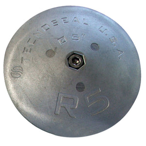 Ánodo de timón Tecnoseal R5 - Zinc - 5" de diámetro x 7/8" de espesor [R5]