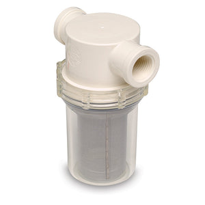 Shurflo by Pentair Filtro de agua cruda de 1/2" con accesorios de soporte - Pantalla de malla 50 [253-121-01]