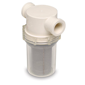Shurflo by Pentair Filtro de agua cruda de 3/4" con accesorios de soporte - Pantalla de malla 50 [253-221-01]