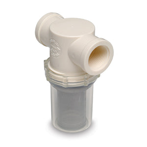 Shurflo by Pentair Filtro de agua cruda de 1" con accesorios de soporte - Malla 50 [253-321-01]