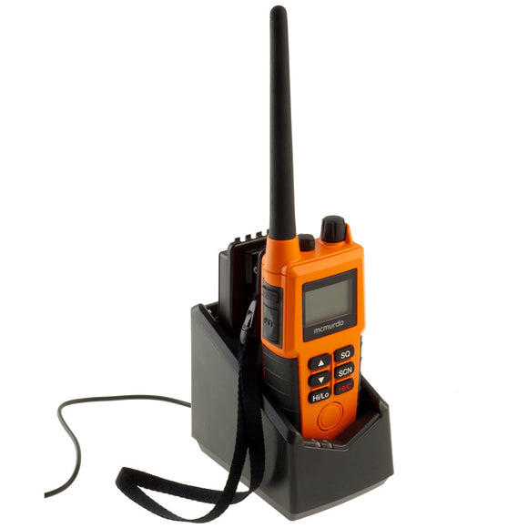 Radio portátil McMurdo R5 GMDSS VHF - Paquete A - Opción de funciones completas [20-001-01A]