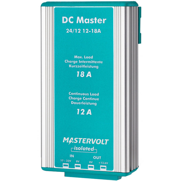 Convertidor Mastervolt DC Master de 24 V a 12 V - 12 A con aislador [81500300]
