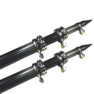 TACO 16' Carbon Fiber Outrigger Poles - Pair - Black [OT-3160CF]