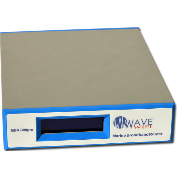 Enrutador de banda ancha marino Wave WiFi - 3 fuentes [MBR-300 PRO]