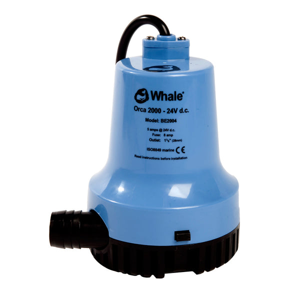 Whale Orca 2000 GPH Submersible Bilge Pump 12V [BE2002]