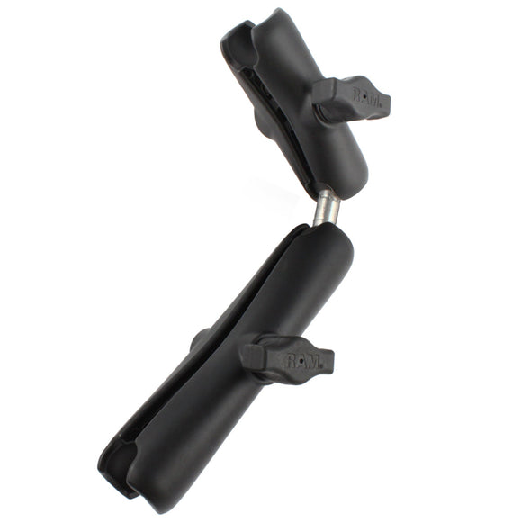 RAM Mount Standard Double Socket Arm, Long Double Socket Arm & Double Ball Adapter f/1
