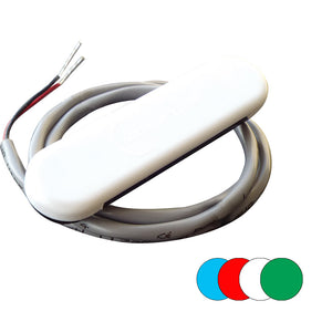 Luz de cortesía Shadow-Caster con cable conductor de 2' - Cubierta blanca de ABS - Multicolor RGB - Paquete de 4 [SCM-CL-RGB-4PACK]