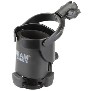 RAM Mount Level Cup XL con enchufe único para bola de tamaño B de 1" [RAP-B-417-200-1U]