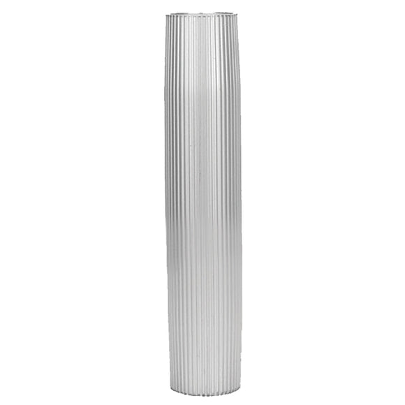 Pedestal de mesa acanalado de aluminio TACO - 2-3/8