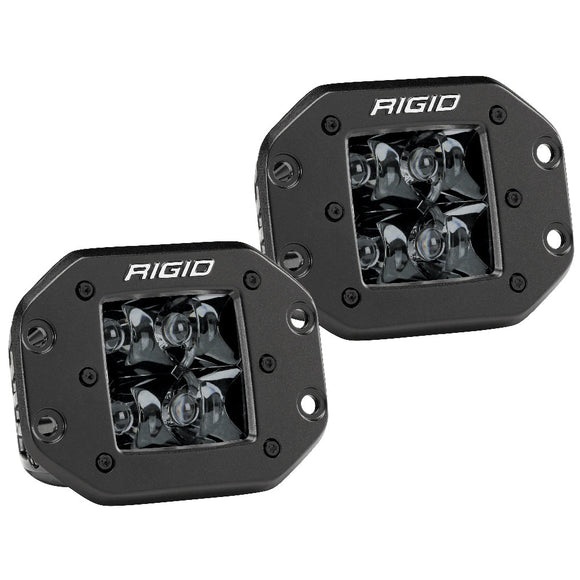 RIGID Industries D-Series PRO Flush Mount - Spot LED - Midnight Edition - Par - Negro [212213BLK]