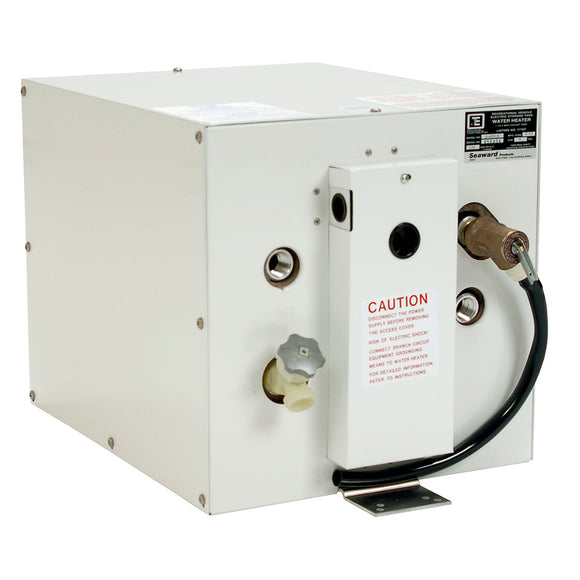 Calentador de agua caliente Whale Seaward de 3 galones - Epoxi blanco - 120V - 1500W [S300EW]