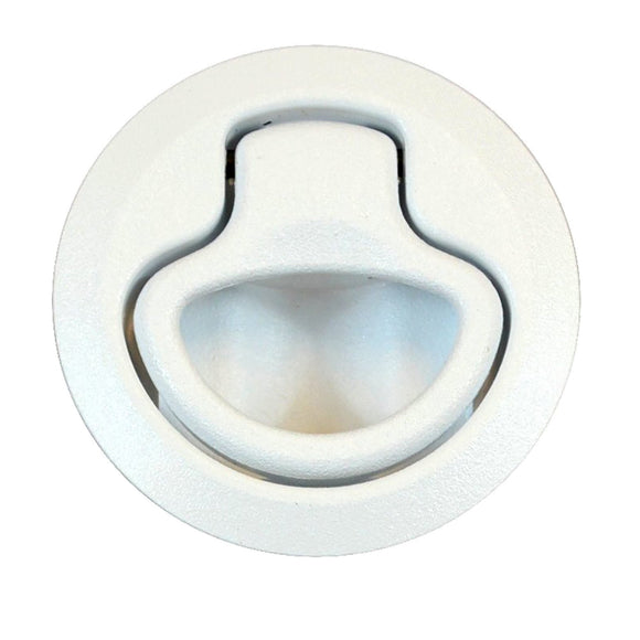 Southco Flush Pull Latch - Tirar para abrir - Plástico blanco sin bloqueo [M1-63-1]