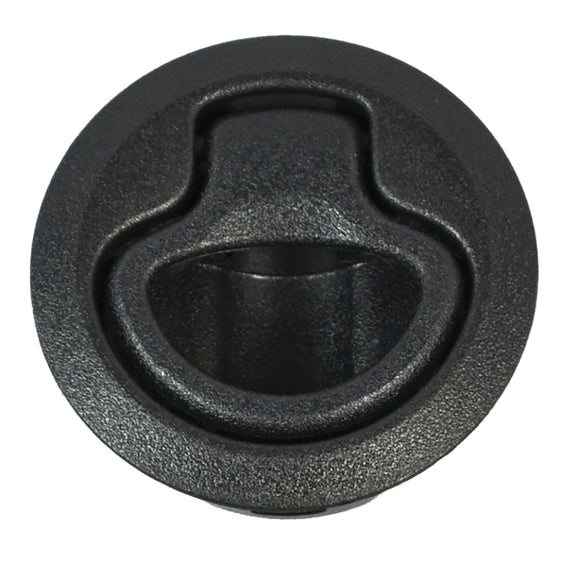 Southco Flush Pull Latch - Tirar para abrir - Plástico negro sin bloqueo [M1-63]