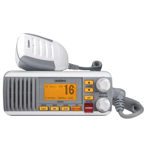 Uniden UM385 Radio VHF de montaje fijo - Blanco [UM385]