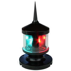 Luz de navegación LED Lunasea tricolor/ancla/estroboscópica [LLB-53BK-01-00]