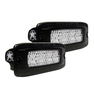 RIGID Industries SR-Q PRO Kit de luz trasera - Montaje empotrado difuso - Par - Negro [980033]