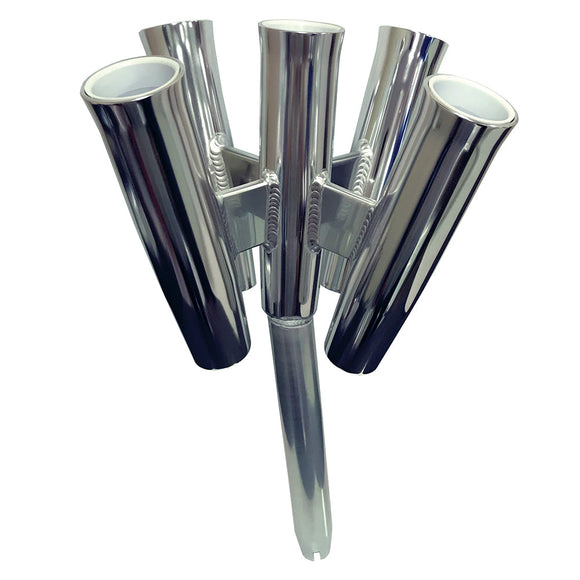 Tigress Five Rod Cluster - Bent Butt - Aluminio pulido [88157-2]