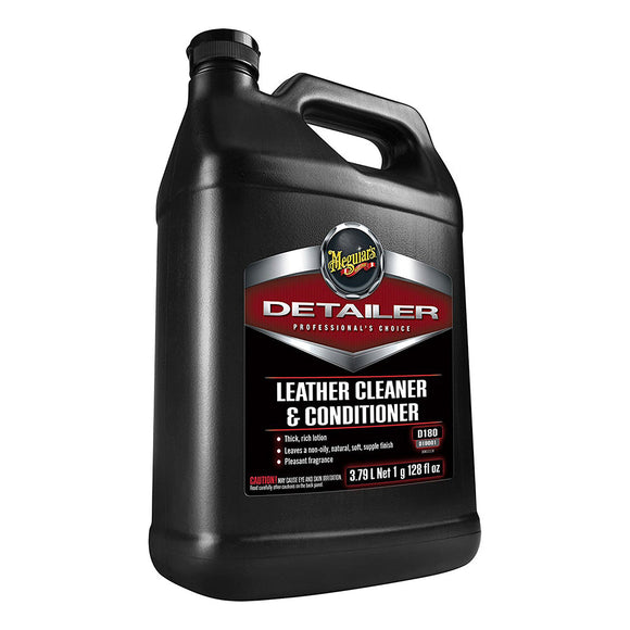 Meguiars Detailer Leather Cleaner Conditioner - 1 galón [D18001]