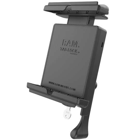 Cuna con bloqueo Tab-Lock para montaje en RAM para iPad mini 1-3 de Apple con estuche, funda protectora [RAM-HOL-TABL12U]