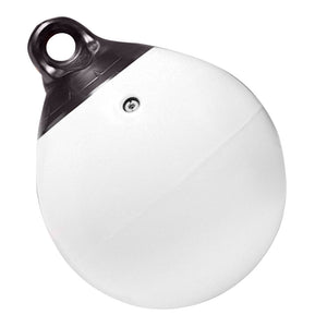 Taylor Made 12" Tuff End Inflatable Vinyl Buoy - White [1143]