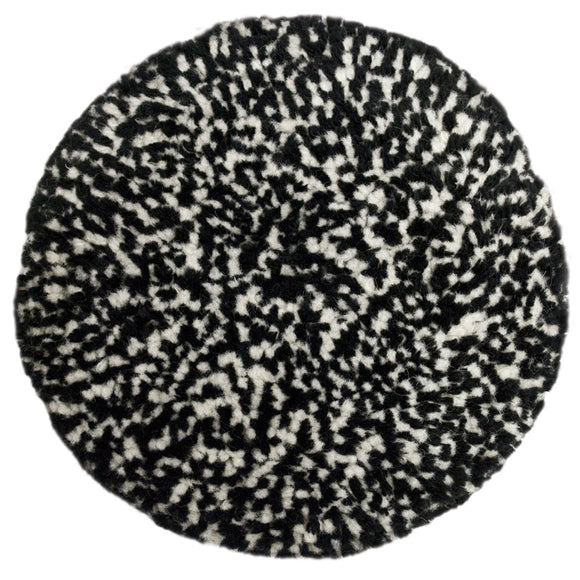 Almohadilla compuesta de lana Presta - Corte pesado blanco y negro [890146]