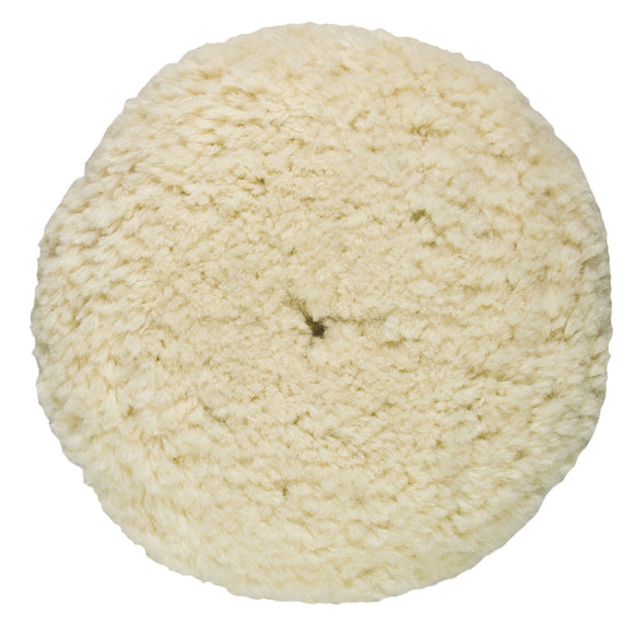 Almohadilla de pulido de lana giratoria Presta - Corte pesado blanco [810176]