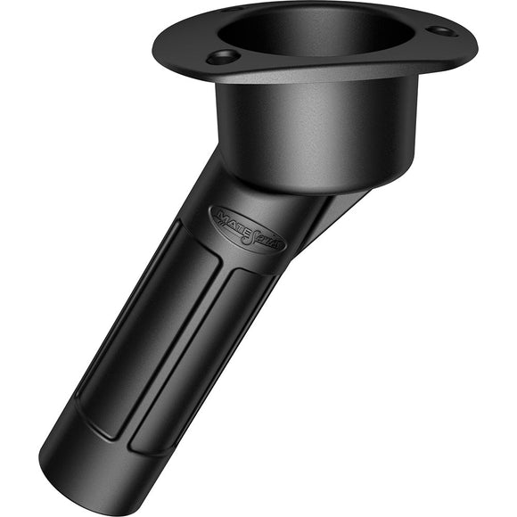 Mate Series Plastic 30 Rod Cup Holder - Abierto - Parte superior ovalada - Negro [P2030B]