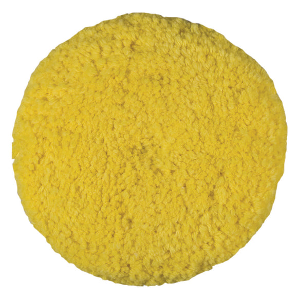 Almohadilla para pulir de mezcla de lana giratoria Presta - Corte medio amarillo - * Caja de 12 * [890142CASE]