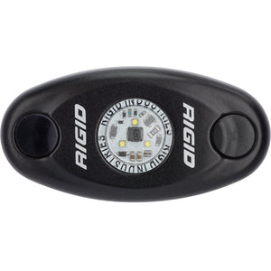 RIGID Industries A-Series Luz LED negra de bajo consumo - Individual - Blanco frío [480033]