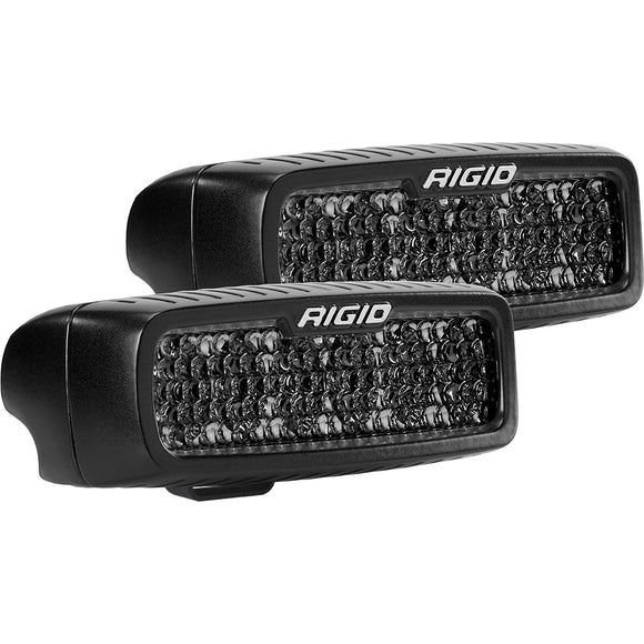 RIGID Industries SR-Q Series PRO Spot Diffuse Midnight Montaje en superficie - Par [905513BLK]
