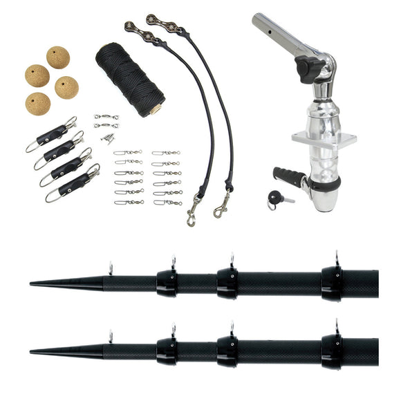 Sistema de montaje superior Tigress XD - 18 Carbon Fiber Black/Black Ultimate Rigging Kit [88679-00]