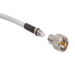 Shakespeare PL-259-ER Conector atornillable PL-259 para cable con miniextremo FME Easy Route [PL-259-ER]