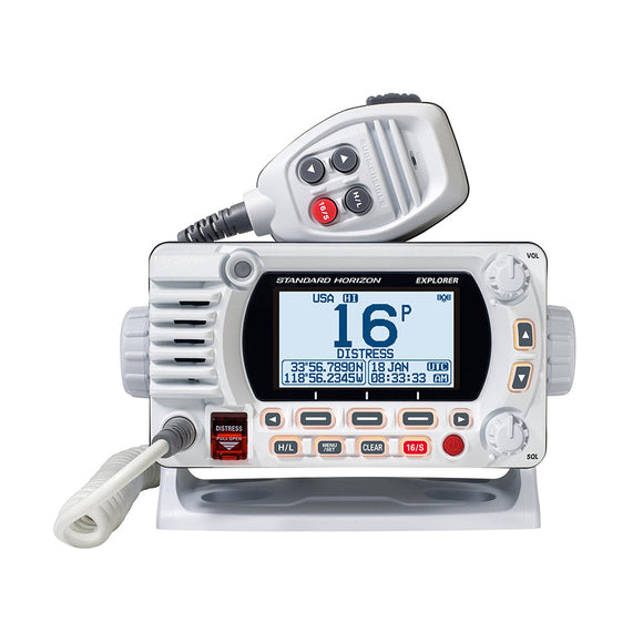 Standard Horizon GX1800G VHF de montaje fijo con GPS - Blanco [GX1800GW]