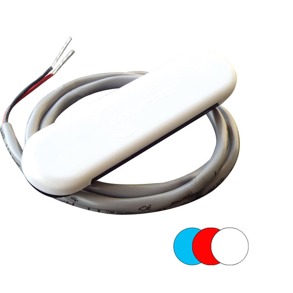 Luz de cortesía multicolor Shadow-Caster con cubierta de ABS blanca de 2 cables conductores [SCM-CL-RGB]