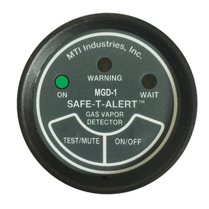 Safe-T-Alert Alarma de vapor de gas UL Caja de instrumentos de 2" - Negro [MGD-1]