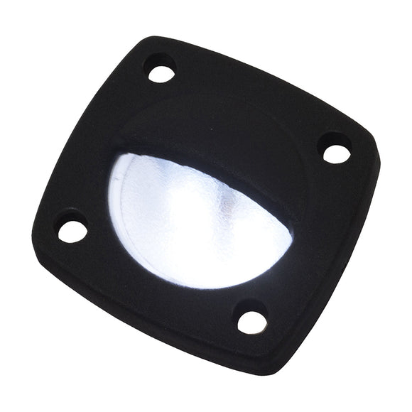 Luz LED utilitaria Sea-Dog blanca con placa frontal negra [401320-1]
